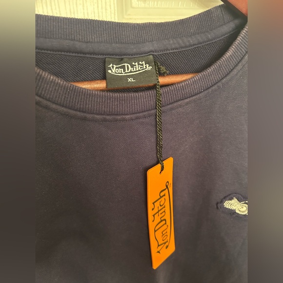 NWT Von Dutch Crewneck Long Sleeve Pullover Sweatshirt - Picture 5 of 10